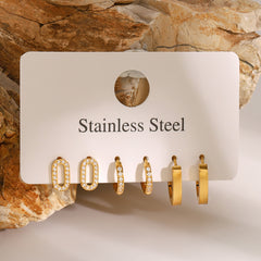 "Éclats Discrets – Trio de Puces Étincelantes en Zircon Cubique"