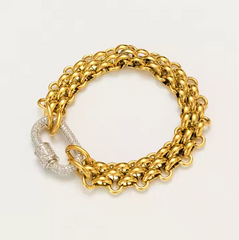 💫 "Force d’Éclat – Le Bracelet Gourmette Cadena"