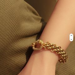 💫 "Force d’Éclat – Le Bracelet Gourmette Cadena"