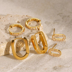 "Éclats Discrets – Trio de Puces Étincelantes en Zircon Cubique"