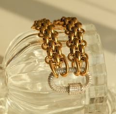 💫 "Force d’Éclat – Le Bracelet Gourmette Cadena"